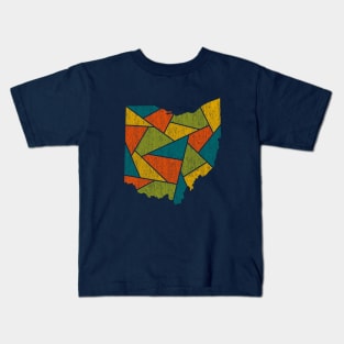 Ohio Mosaic - Cuyahoga Carnival Kids T-Shirt